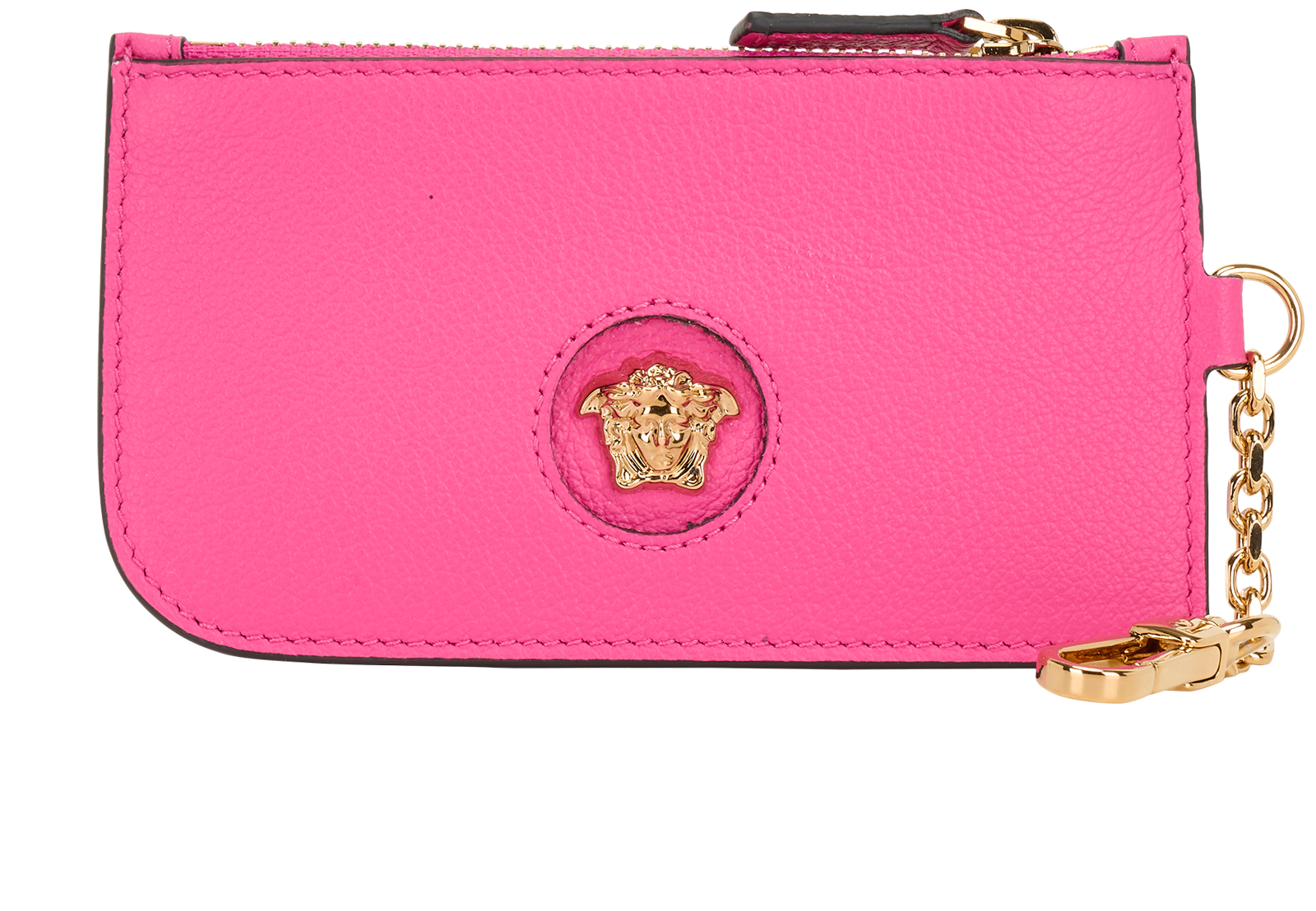 Versace Medusa Card Wallet, &pound;120, Accessories, Pink, Leather, Back view